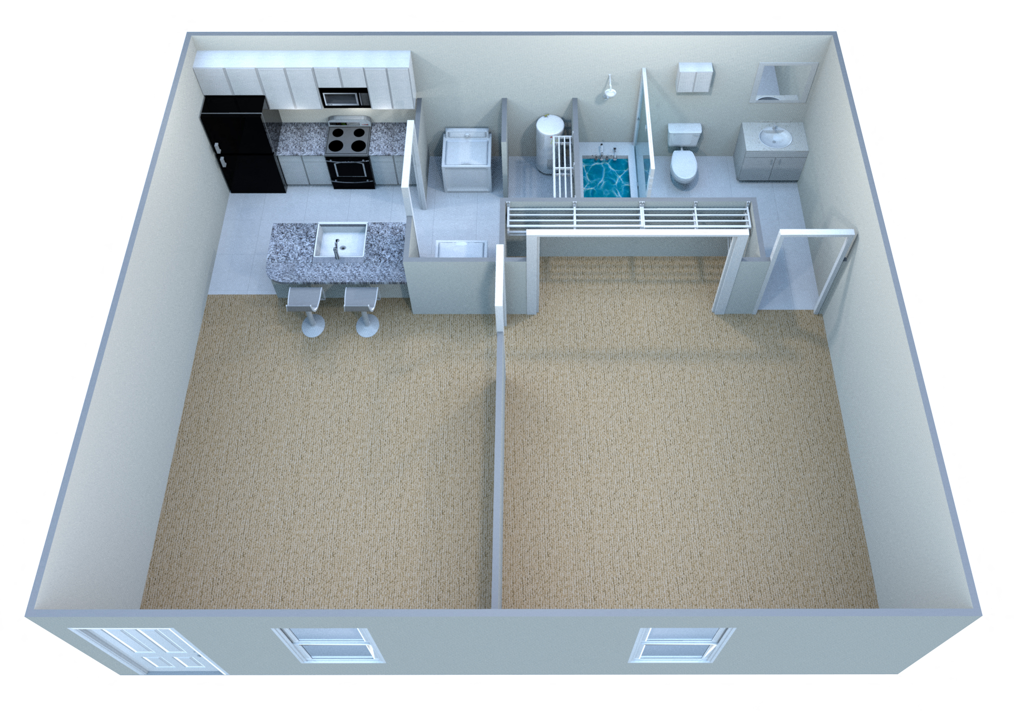 Suite A Floorplan