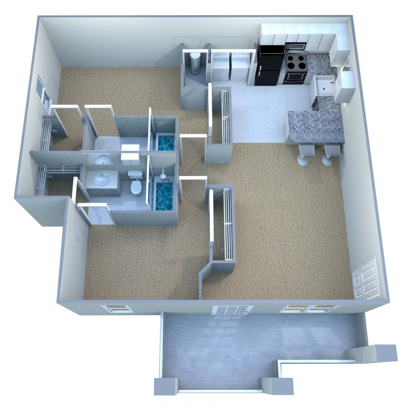 Suite A Floorplan