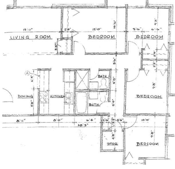 4 bedroom floorplan
