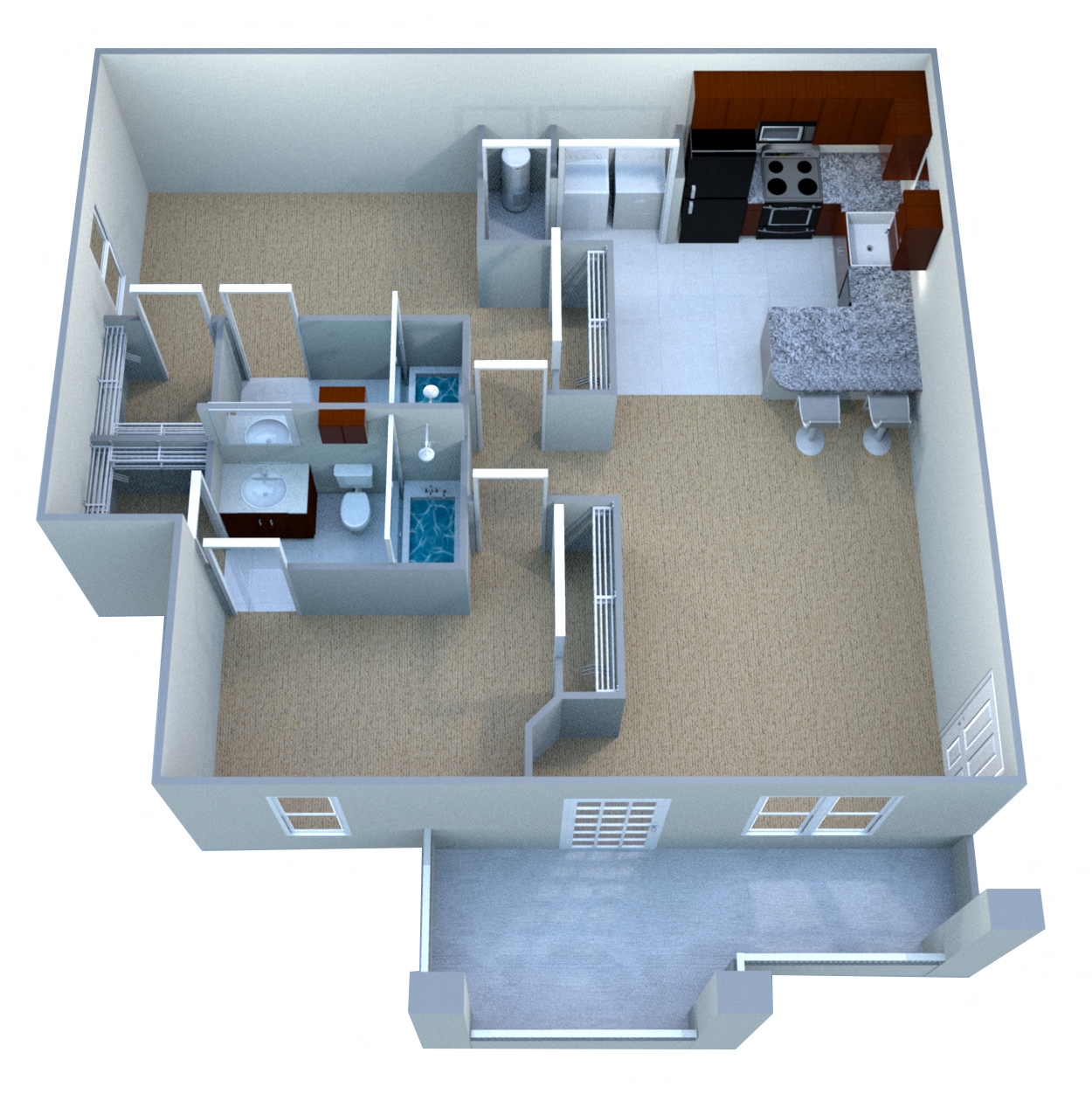 Suite A Floorplan
