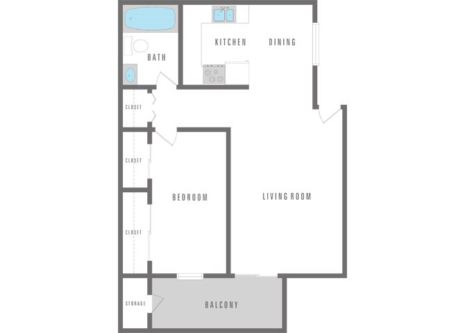 2 bed and 1 bath