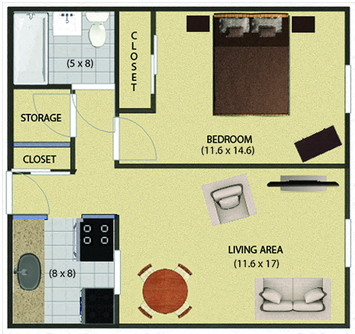 Naubac 1 Bedroom