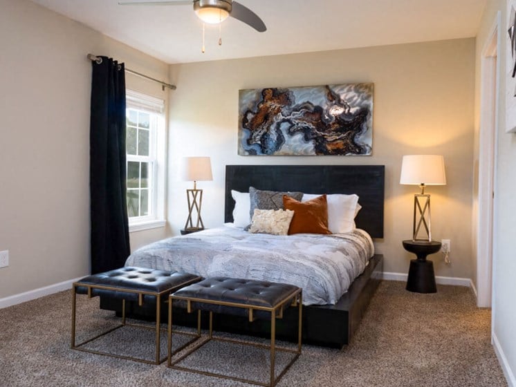 Wadsworth OH Apartment Rentals Redwood Retreat At Stonecrest Master Bedroom