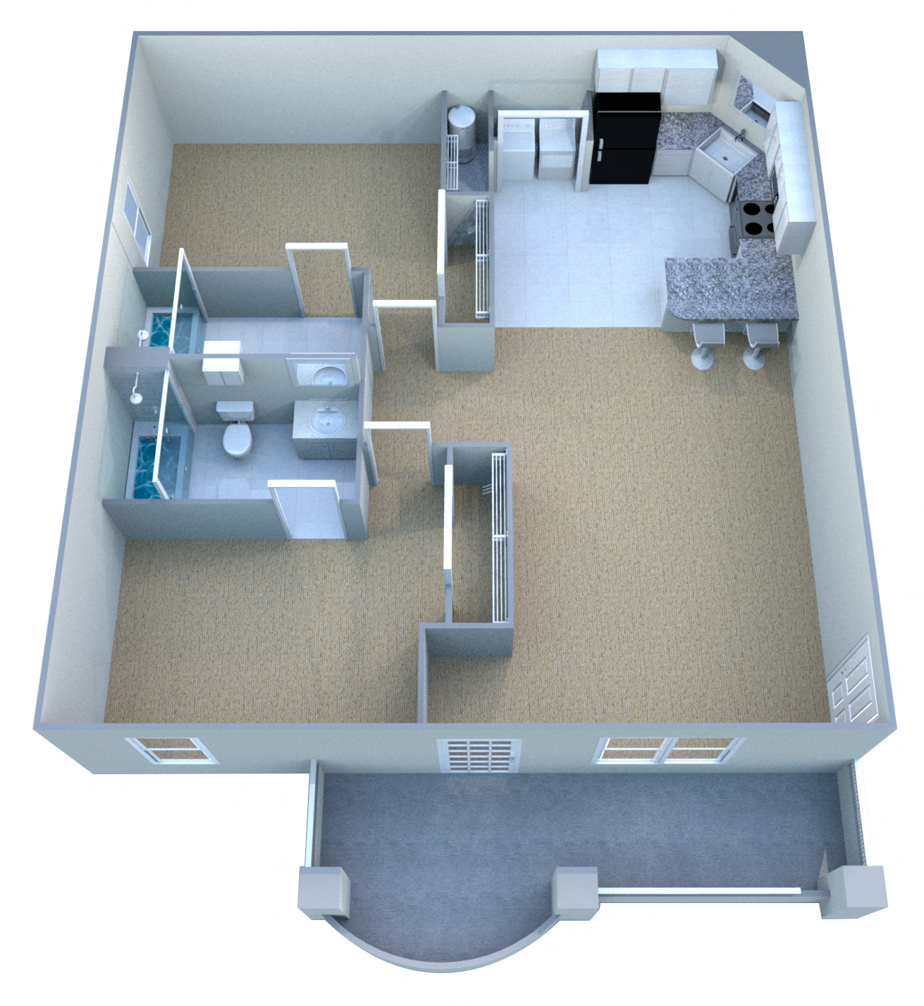 Custom III floor plan