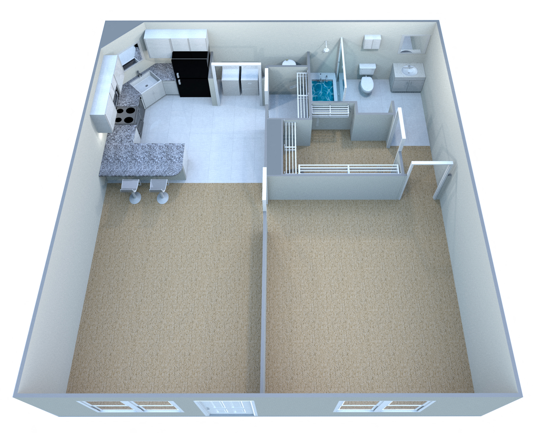 Suite A Floorplan