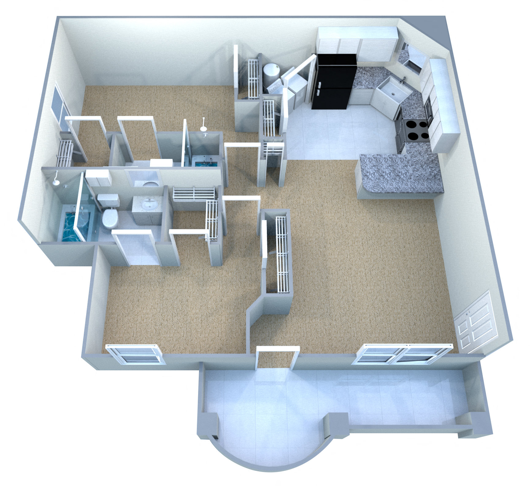 Suite A Floorplan
