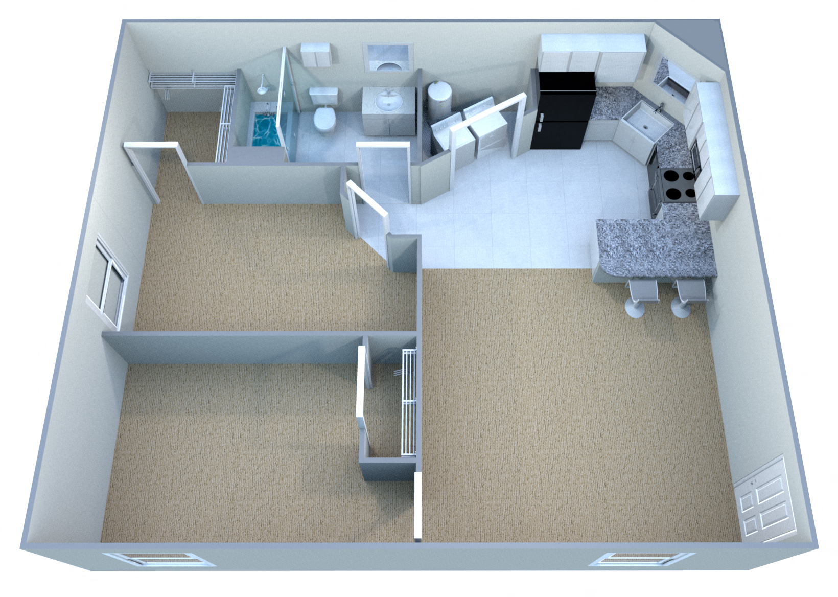 Suite A Floorplan