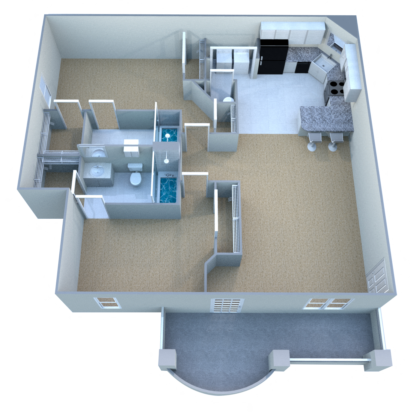 Suite A Floorplan
