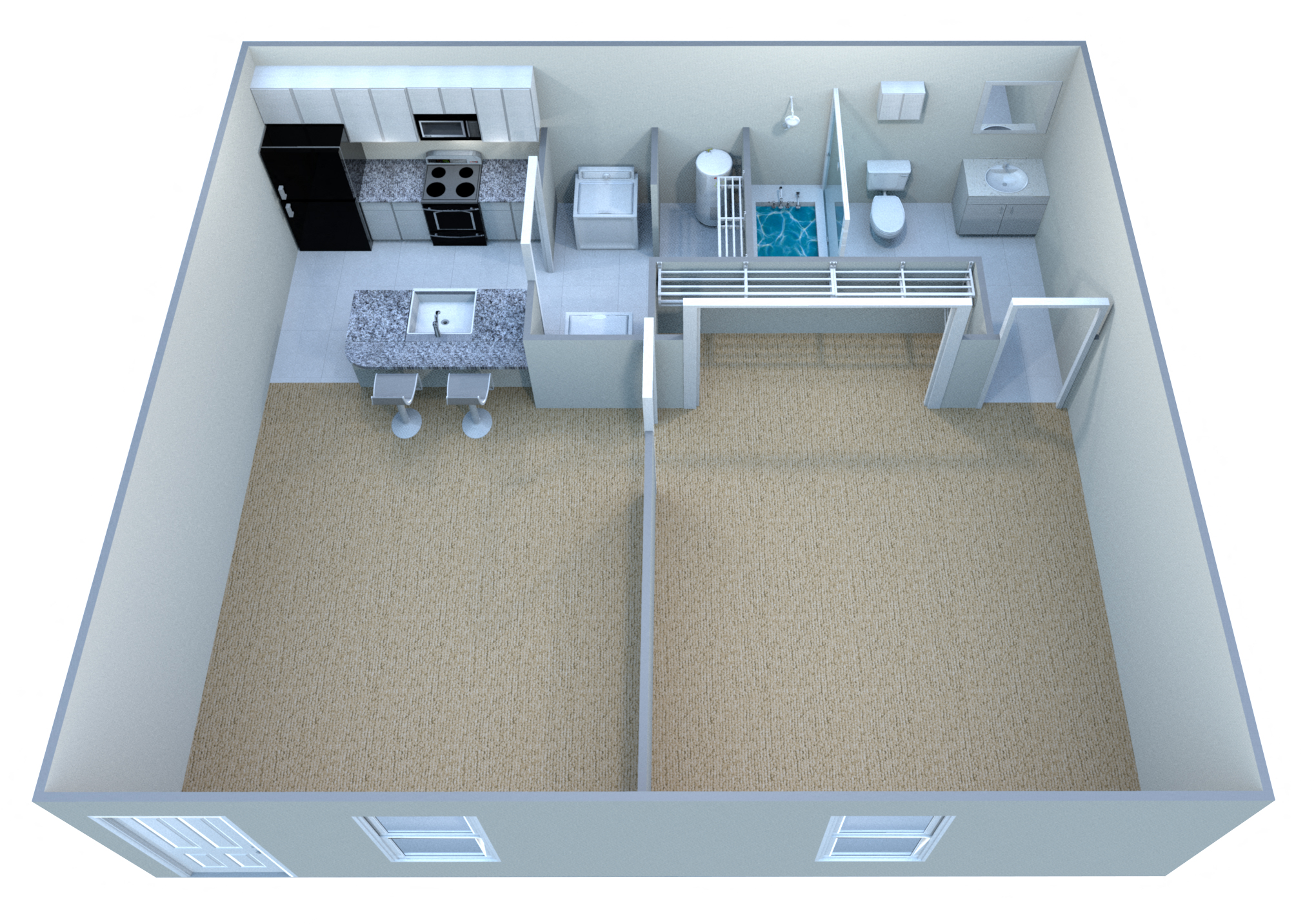 Suite A Floorplan