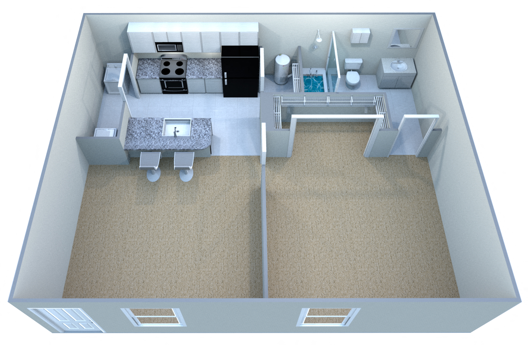 Suite A Floorplan
