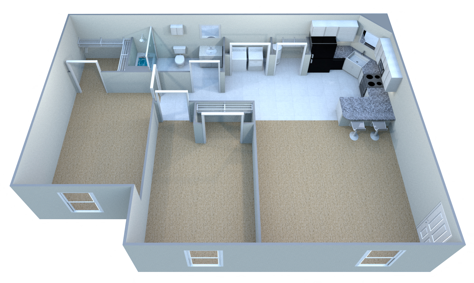 Suite A Floorplan