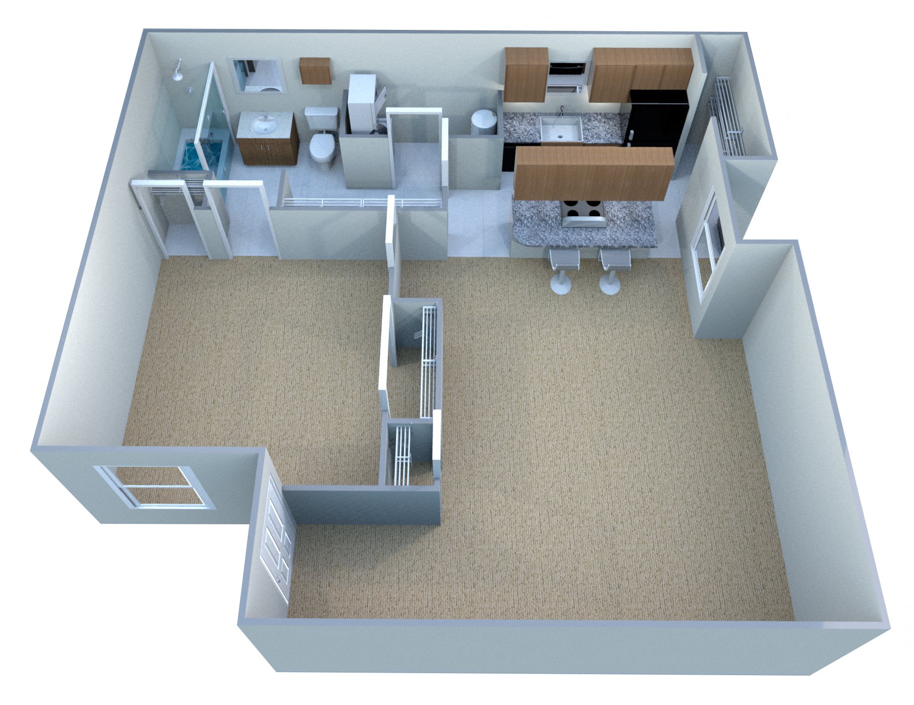 Suite A Floorplan