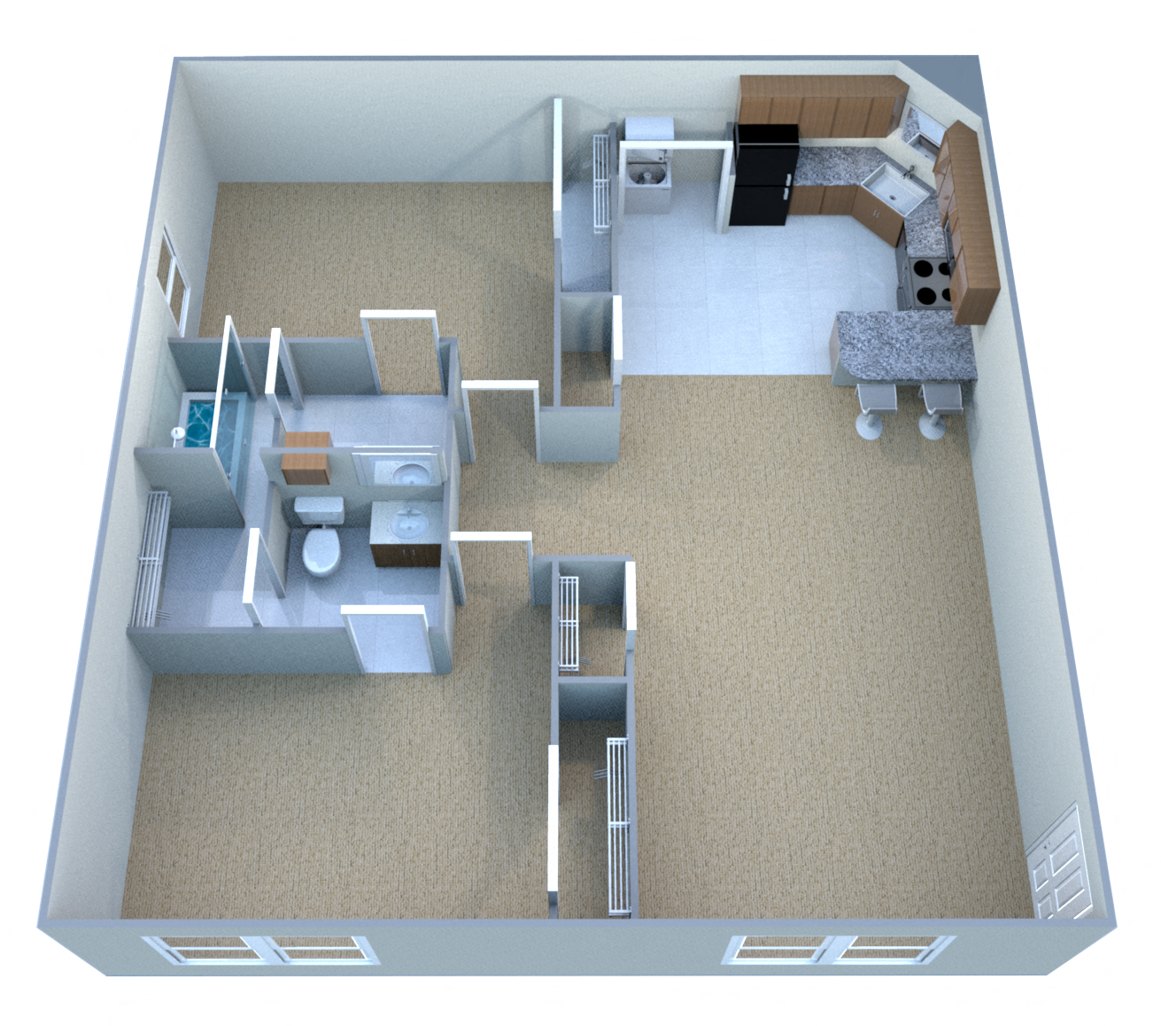 Suite A Floorplan