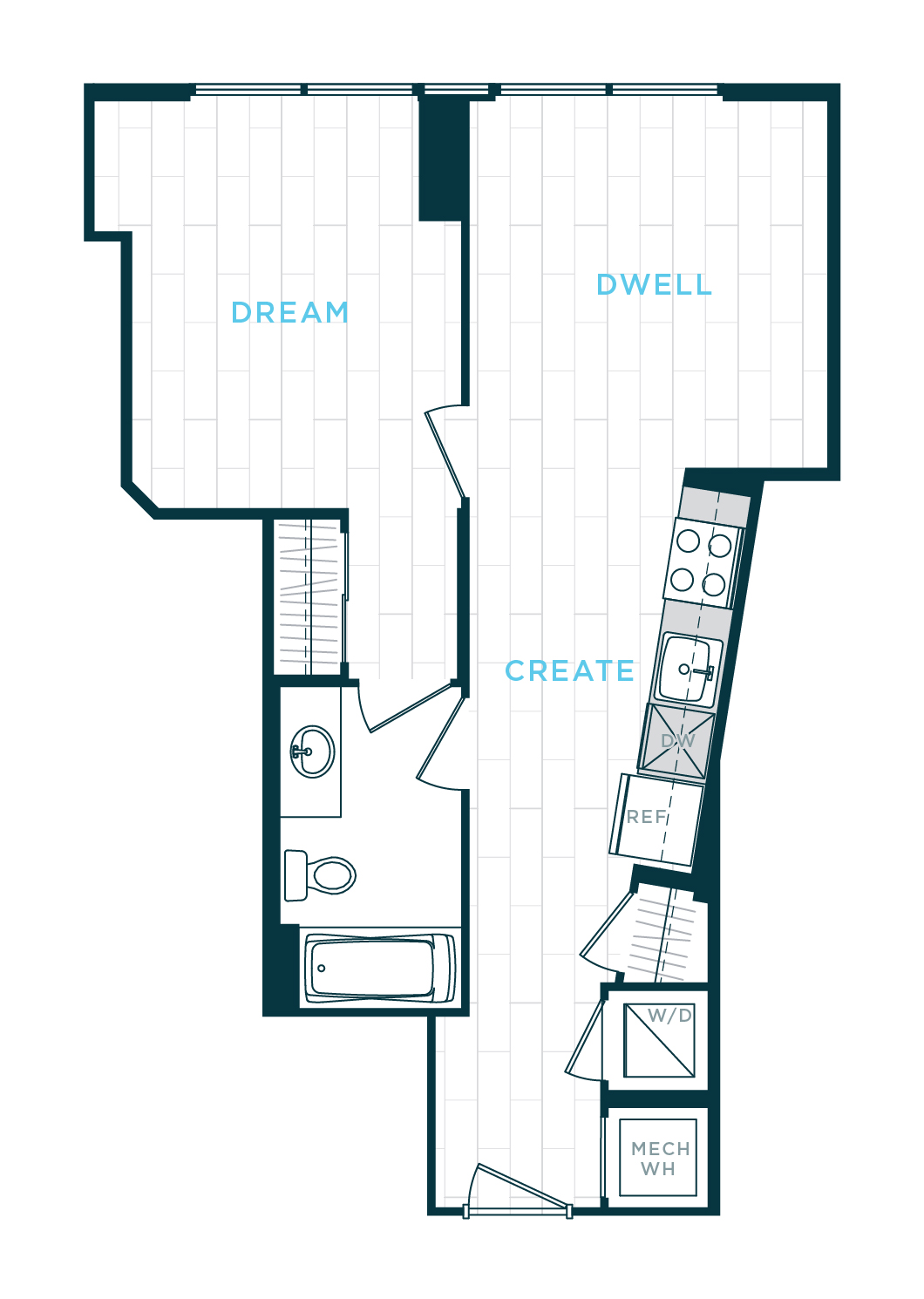 Floor Plan Image of Apartment Apt 30-1113