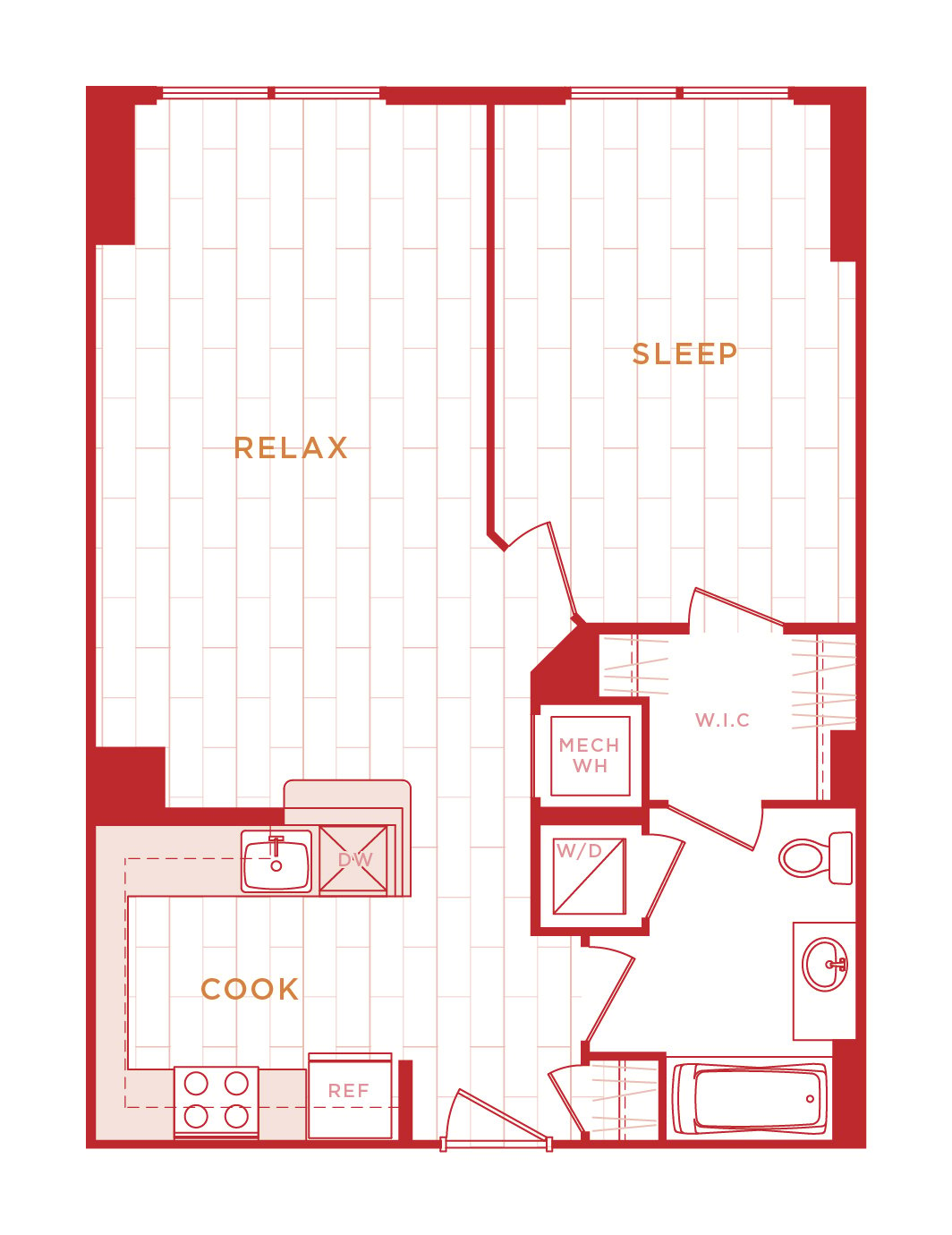 Floor Plan Image of Apartment Apt 10-0311