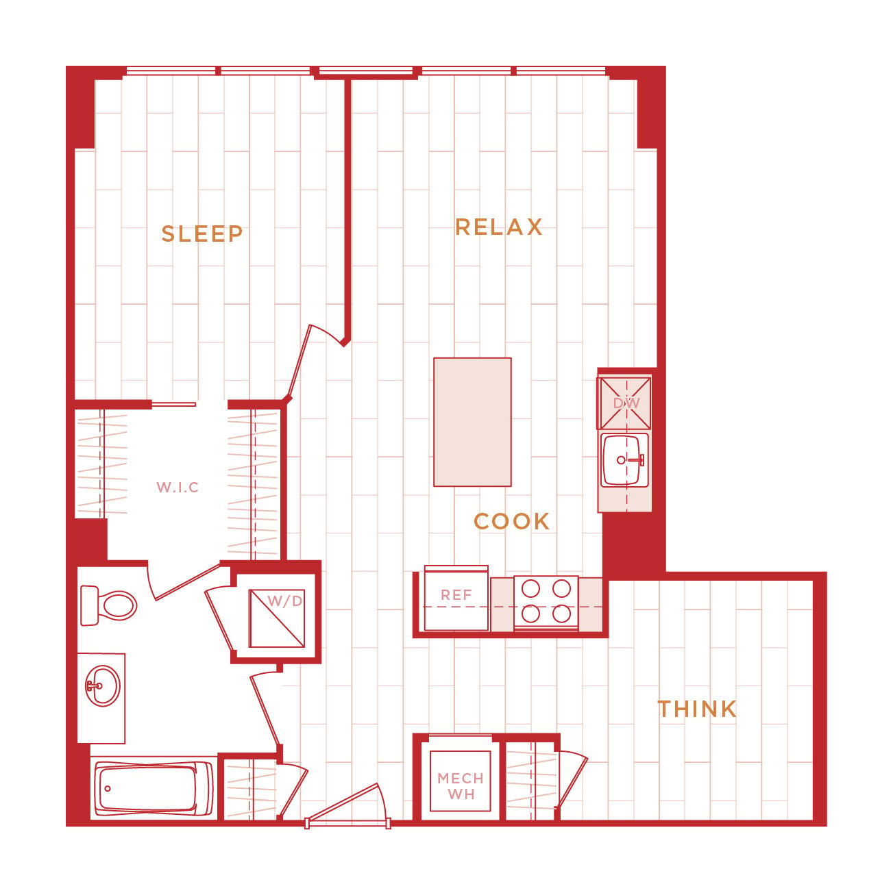 Floor Plan Image of Apartment Apt 10-0416