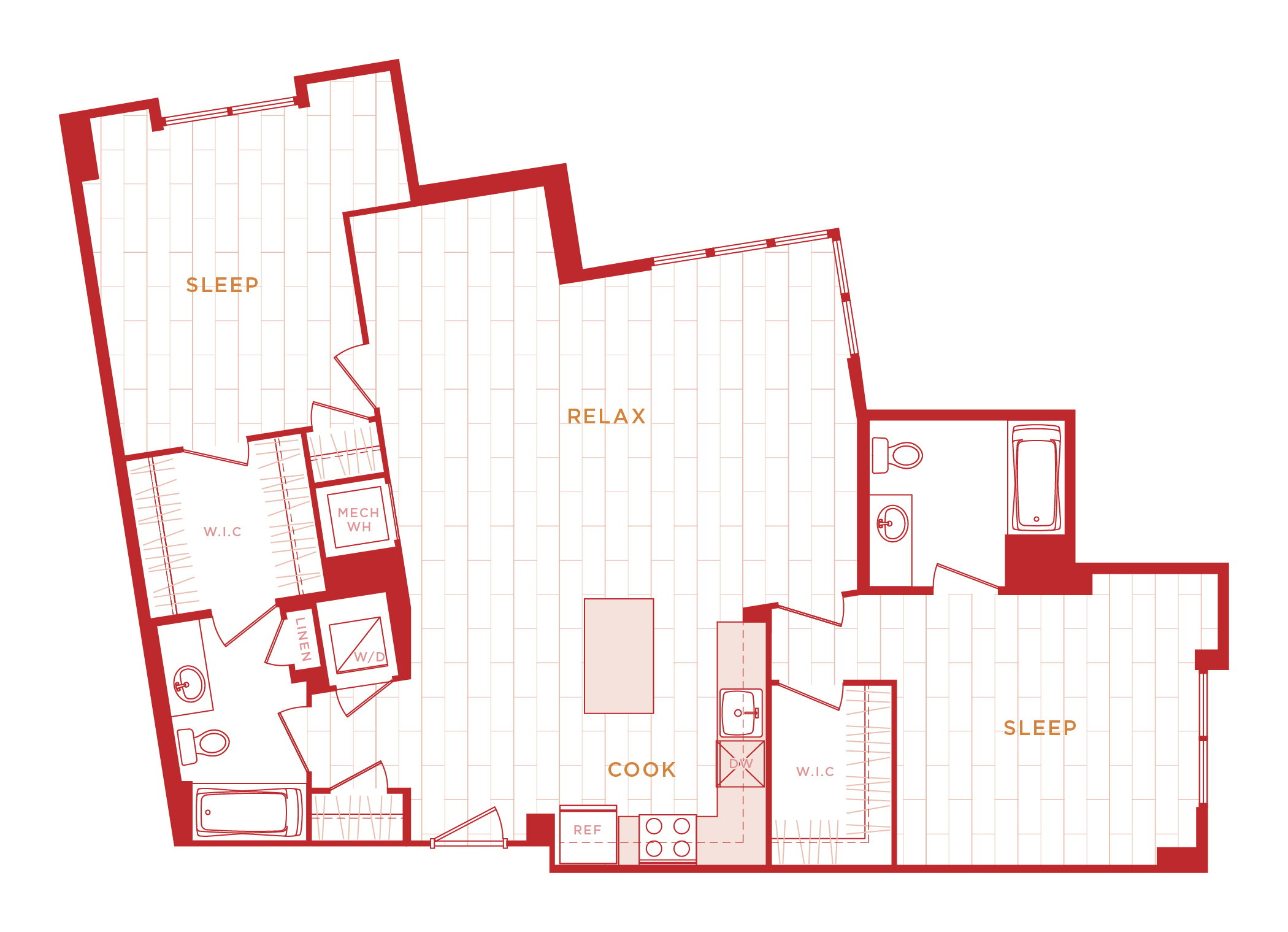 Floor Plan Image of Apartment Apt 10-0312