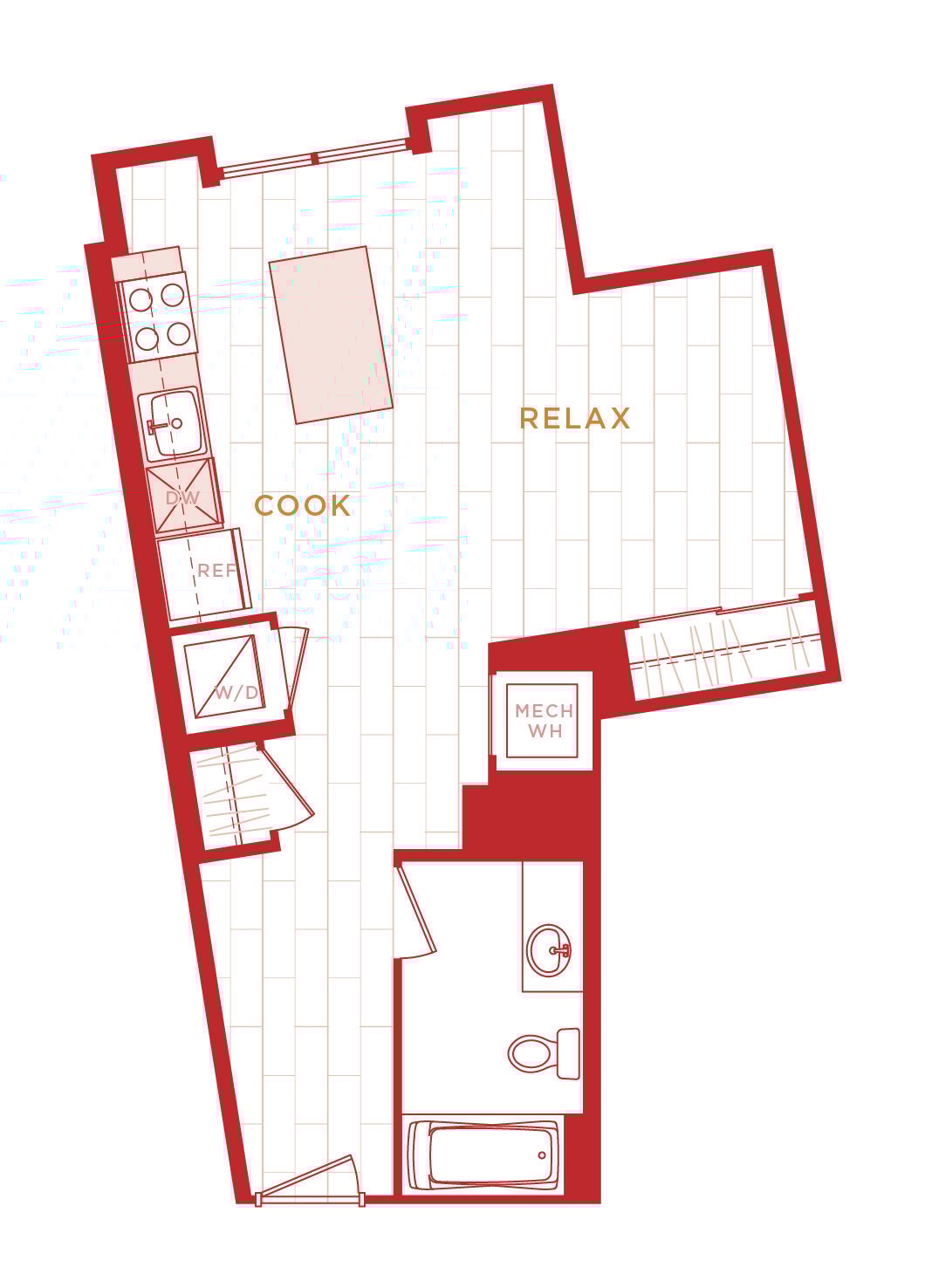 Floor Plan Image of Apartment Apt 10-0209