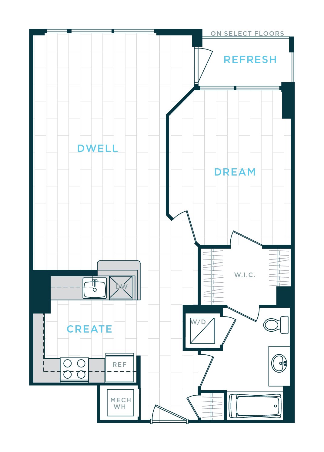 Floor Plan Image of Apartment Apt 30-0511