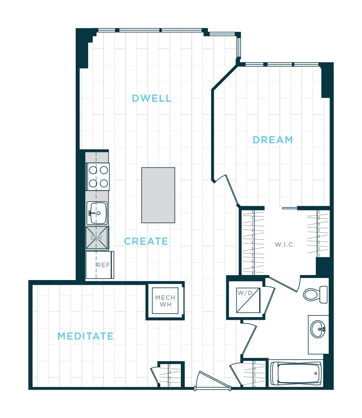 Floor Plan Image of Apartment Apt 30-0402