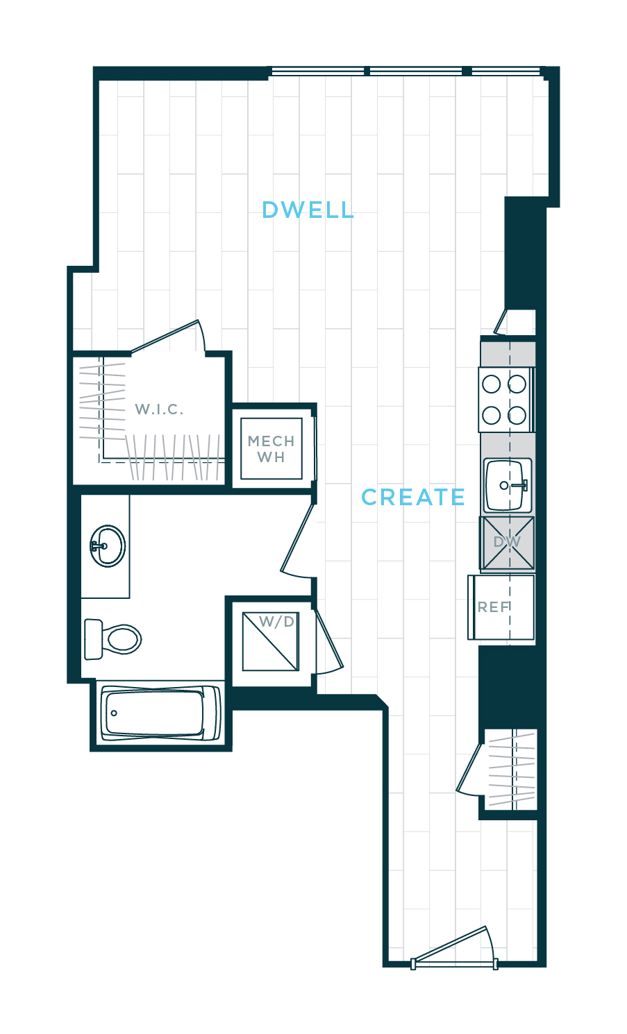 Floor Plan Image of Apartment Apt 30-0108