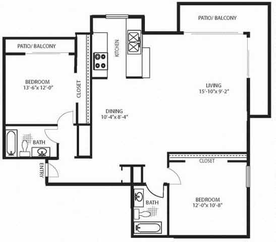 Suite A Floorplan