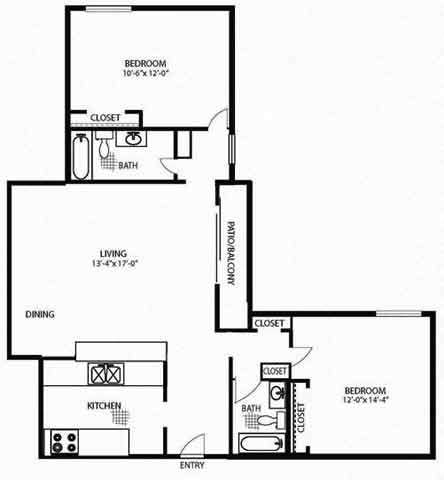 Suite A Floorplan