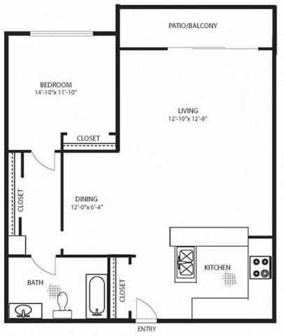 Suite A Floorplan
