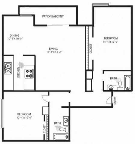 Suite A Floorplan