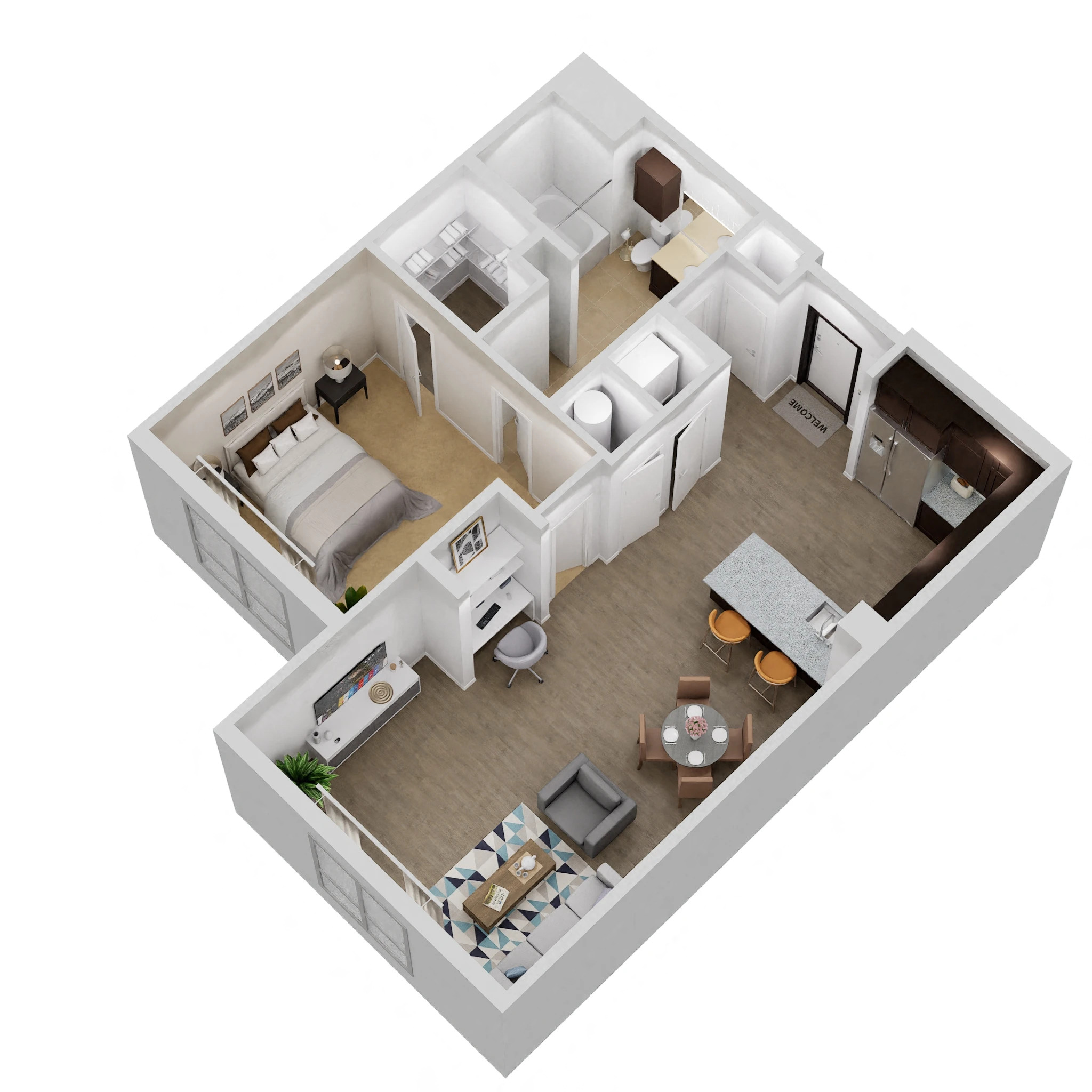A3B floor plan