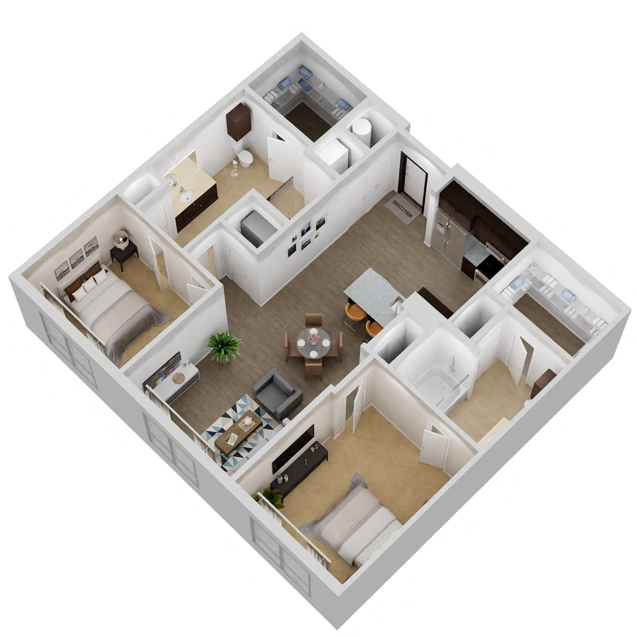 B1-G2 floor plan