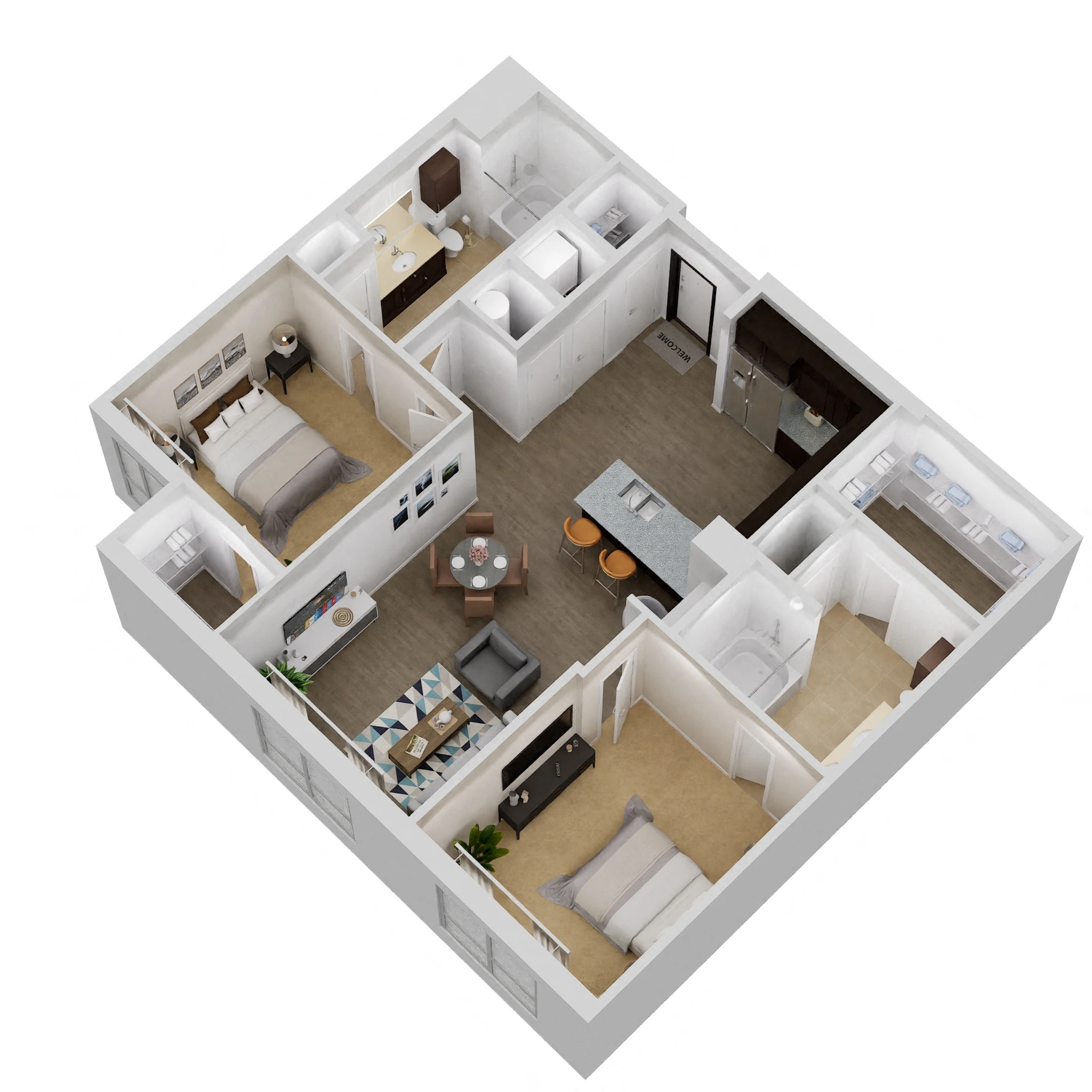 B2 floor plan