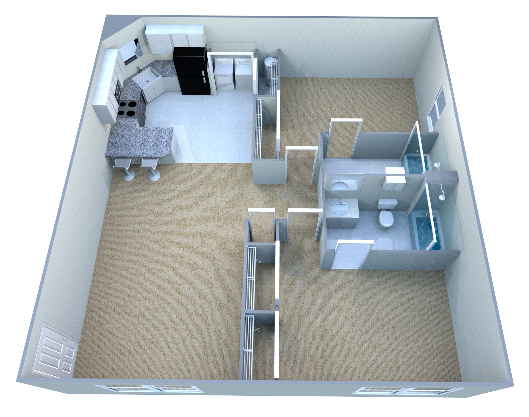 Floor Plans of Eagle Nest in Little Rock, AR