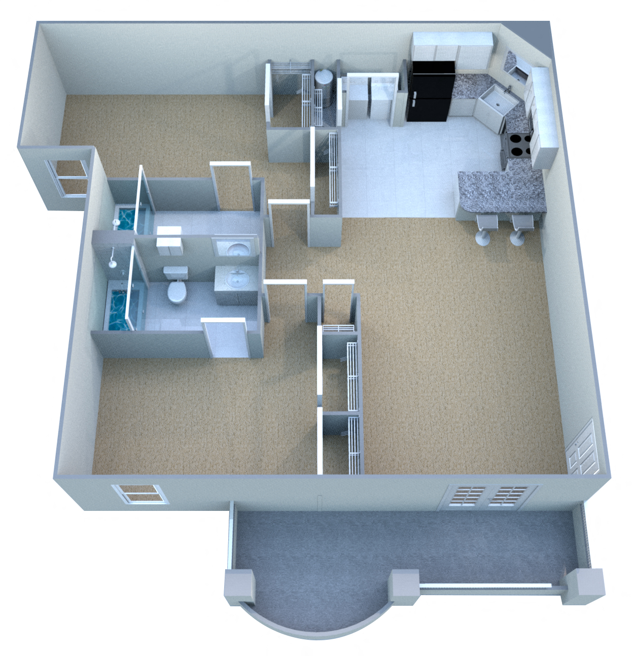 Suite A Floorplan
