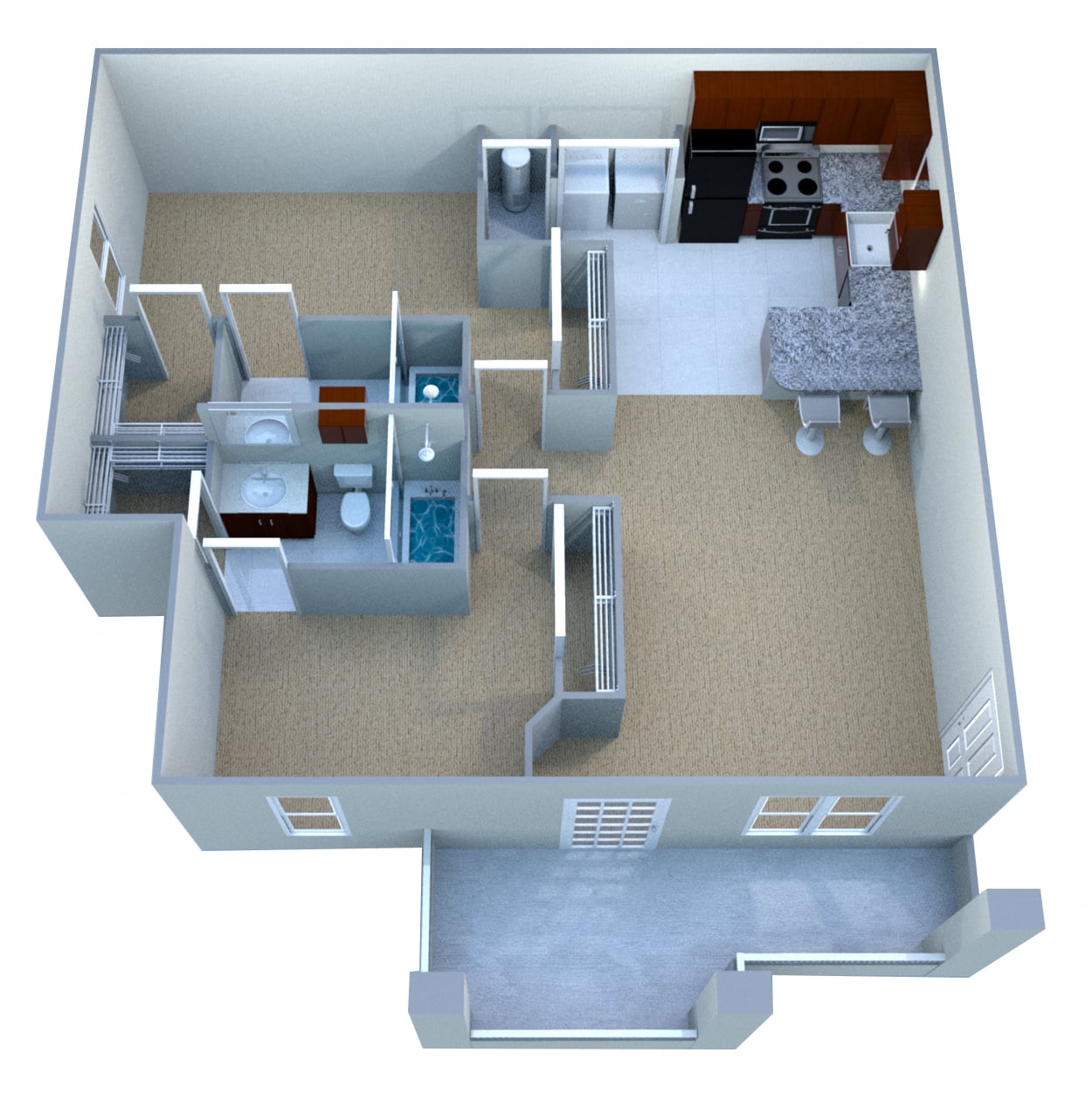 Suite A Floorplan