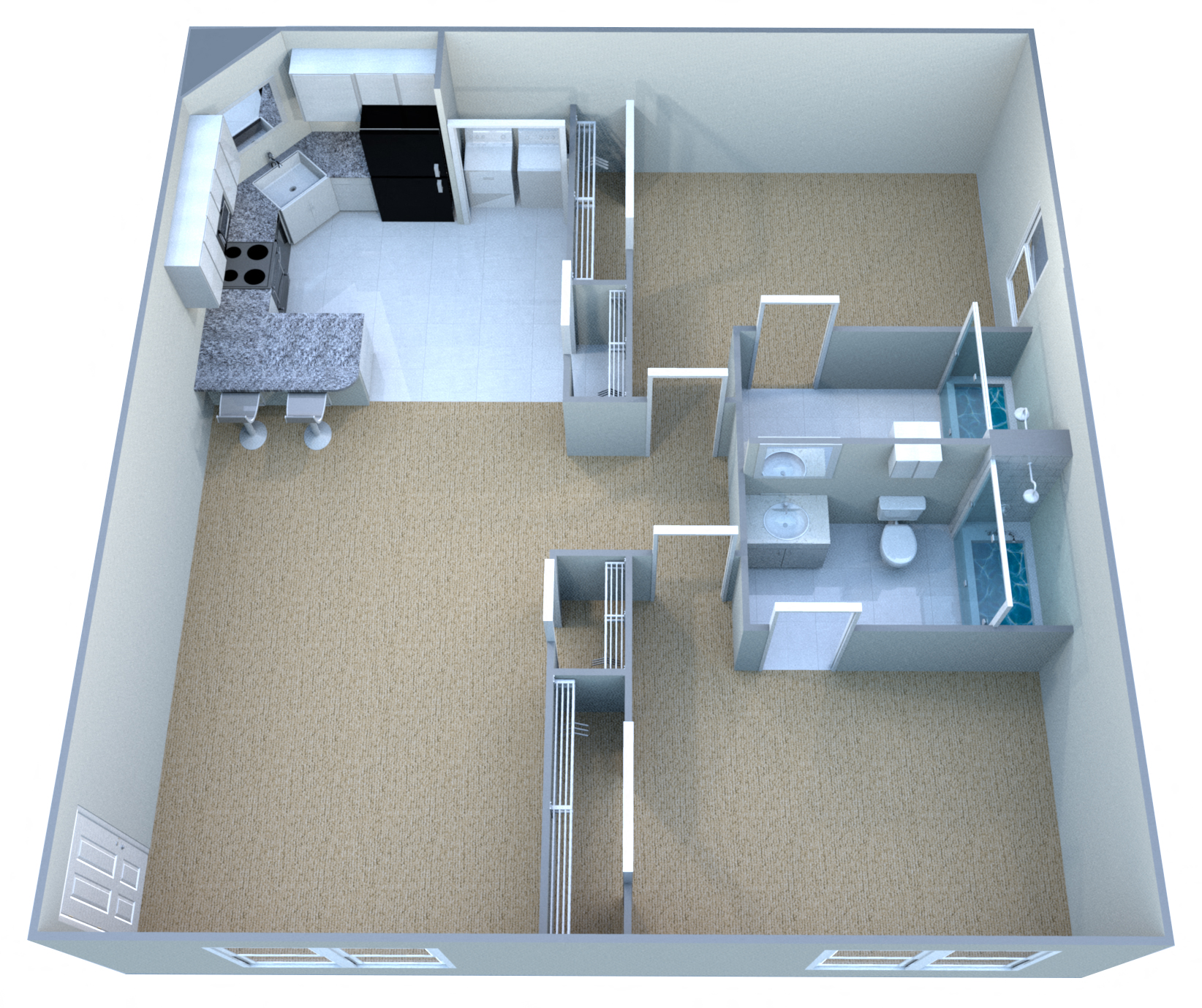 Suite A Floorplan