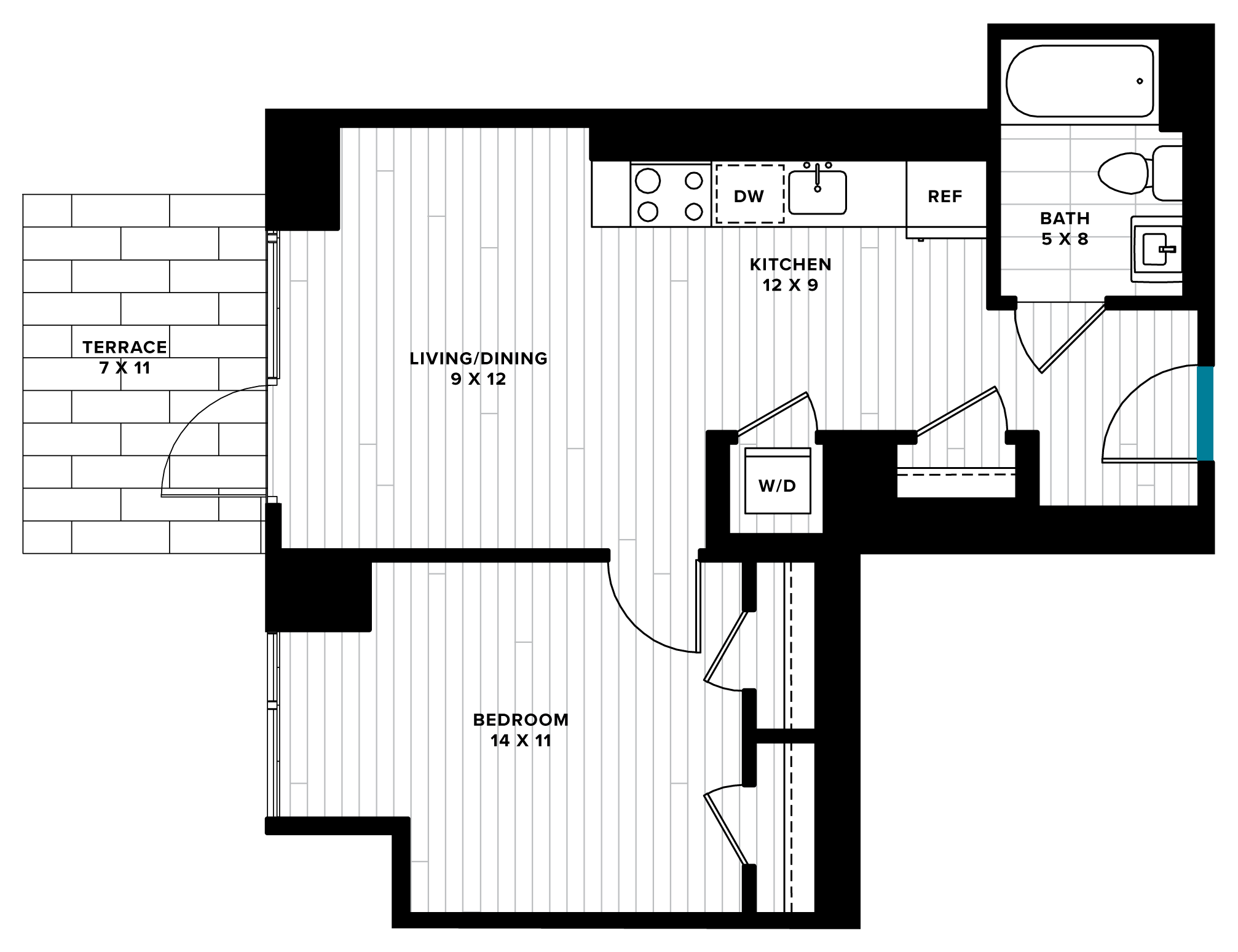 floorplan image of unit 0304