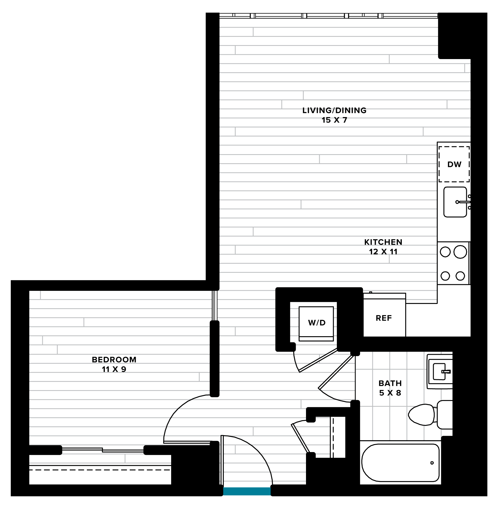 floorplan image of unit 0811