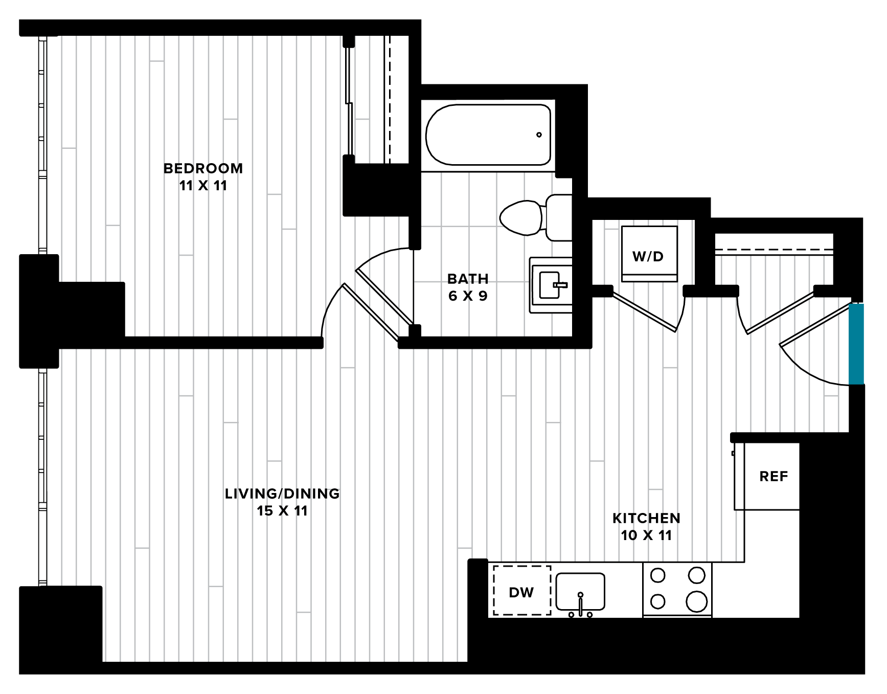 floorplan image of unit 0817