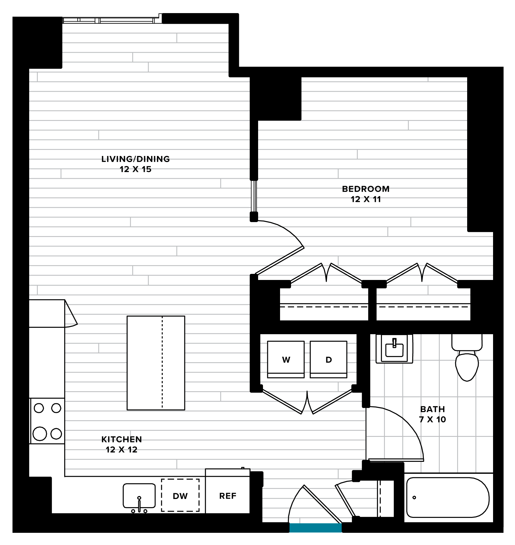 floorplan image of unit 0508