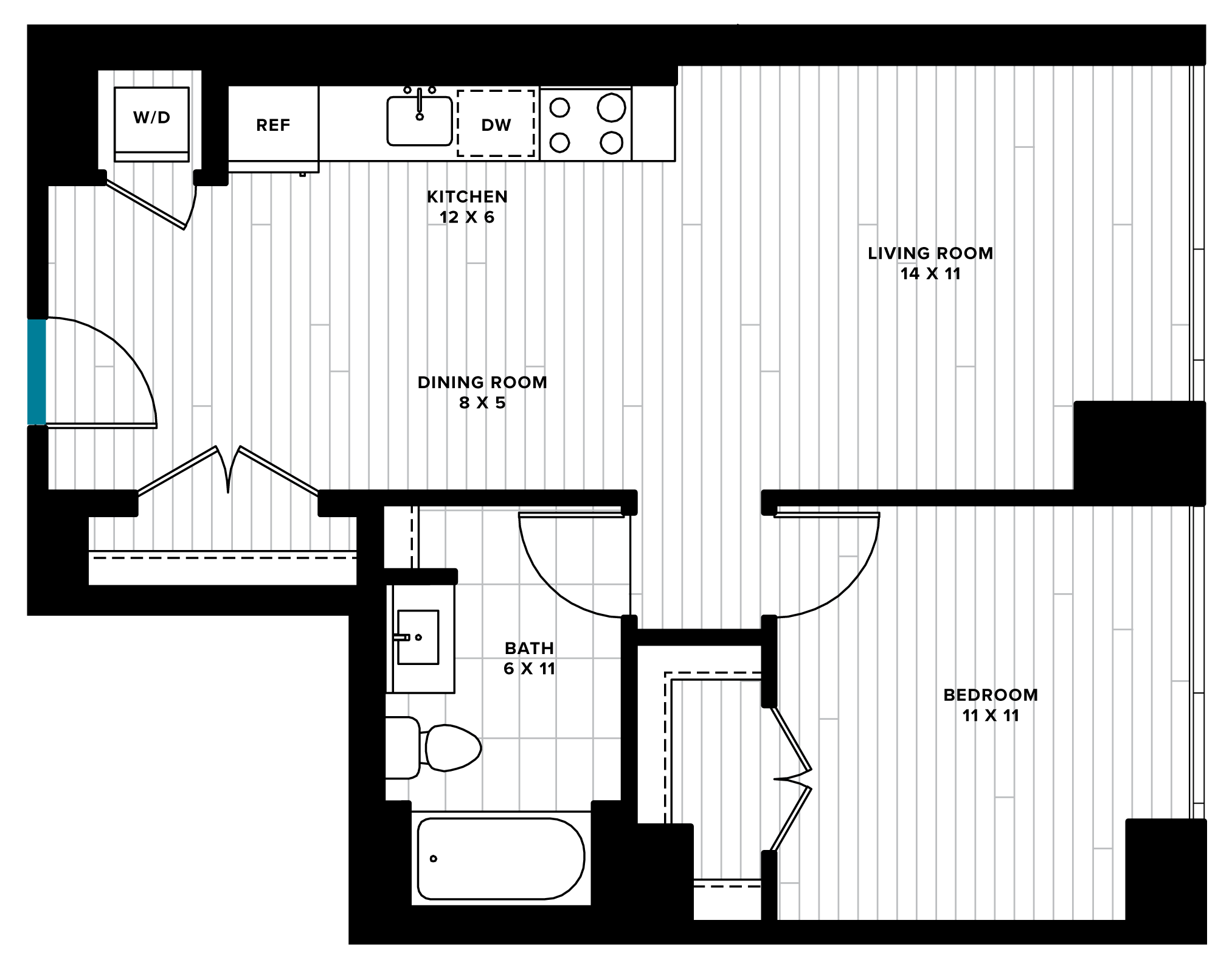 floorplan image of unit 0703