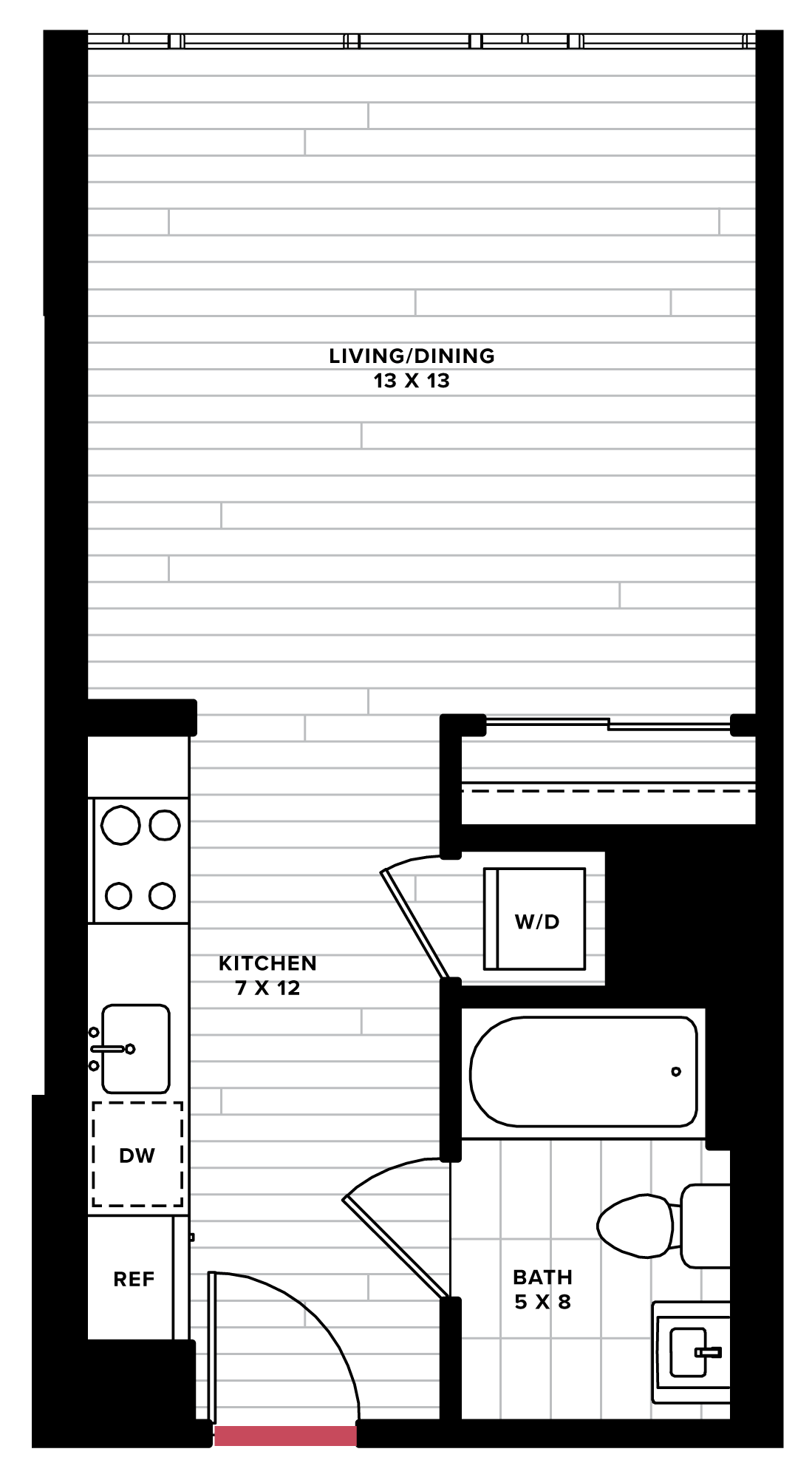 floorplan image of unit 1009