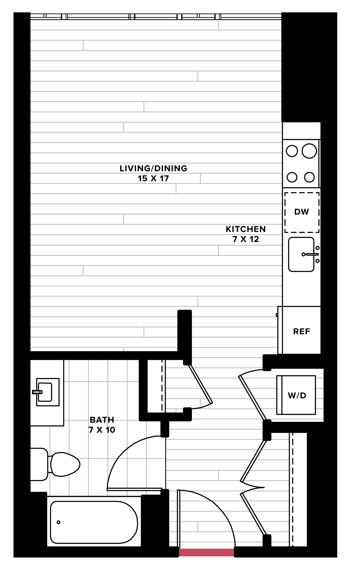floorplan image of unit 0910