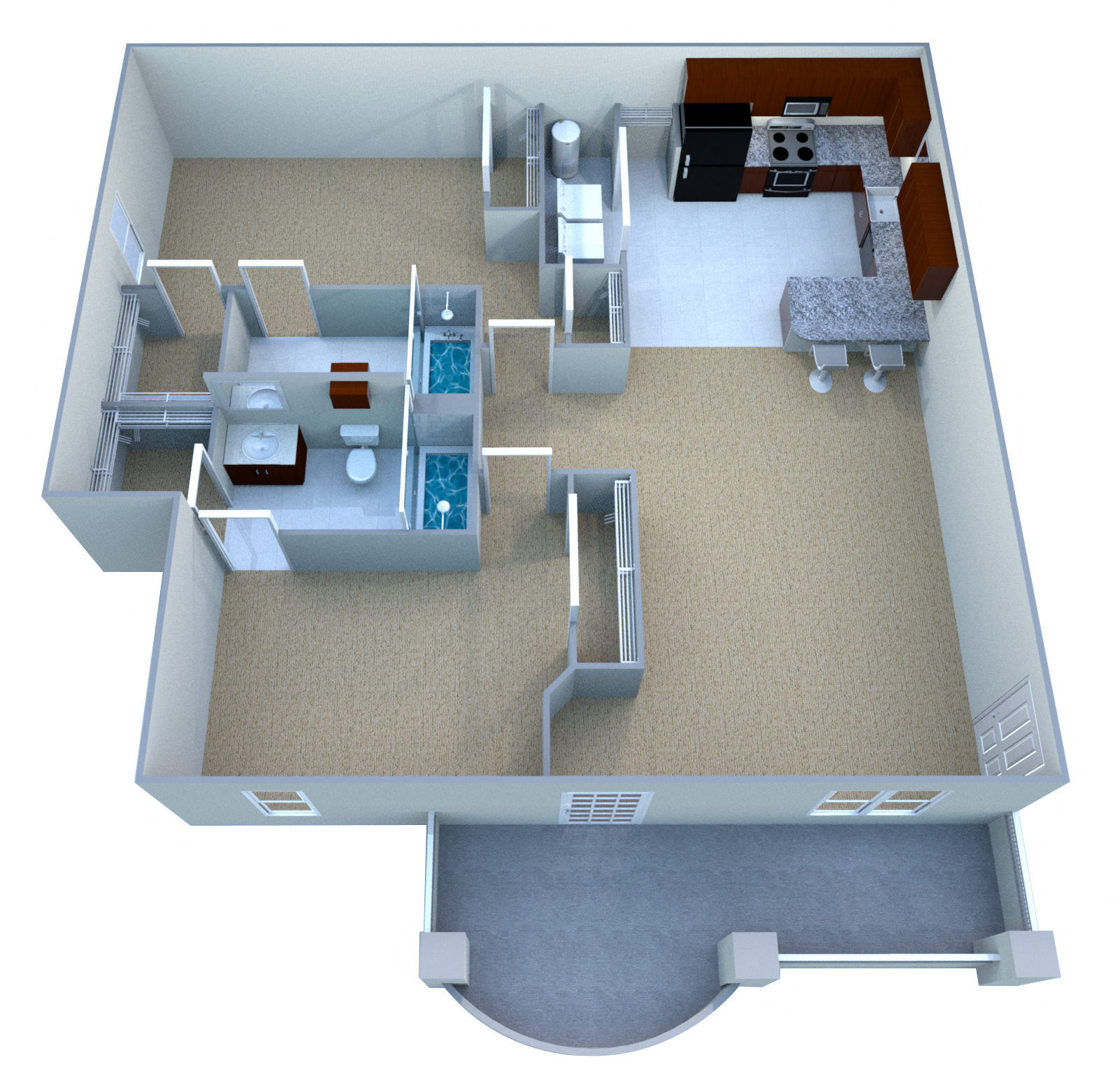 Suite A Floorplan