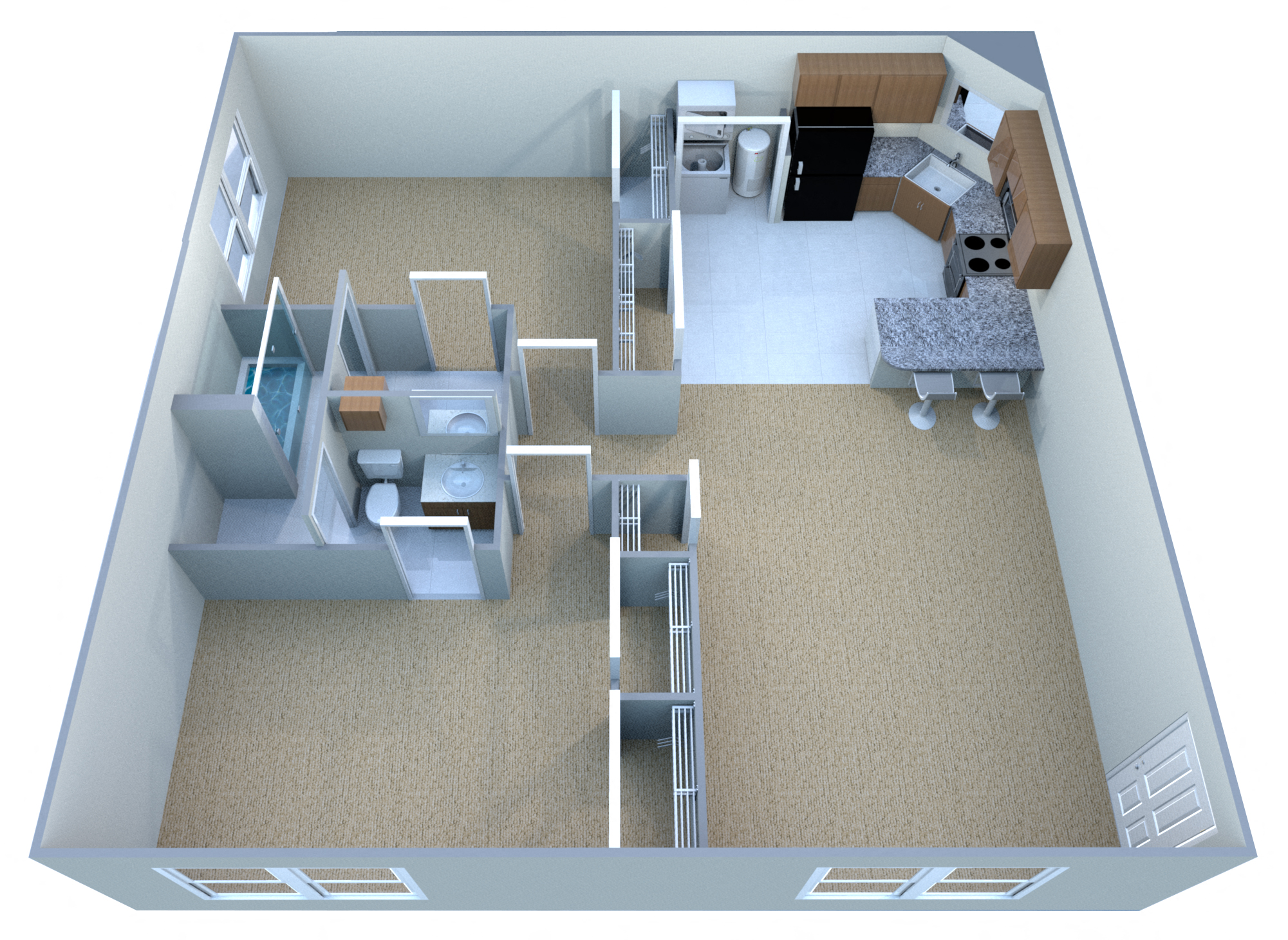 Suite A Floorplan