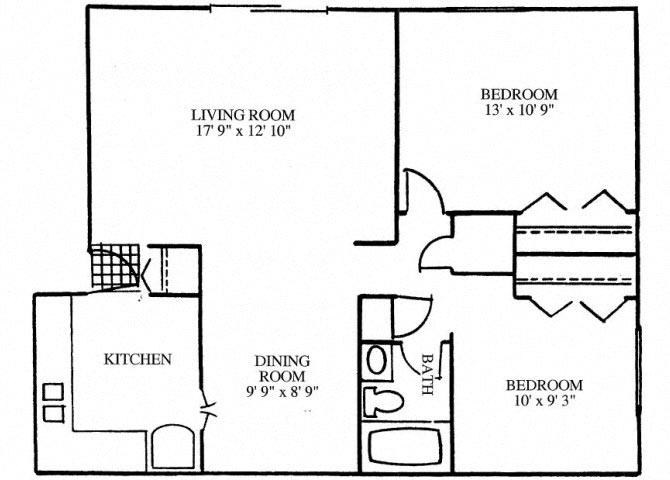 Floor Plans of Apple Creek Station in Swartz Creek, MI