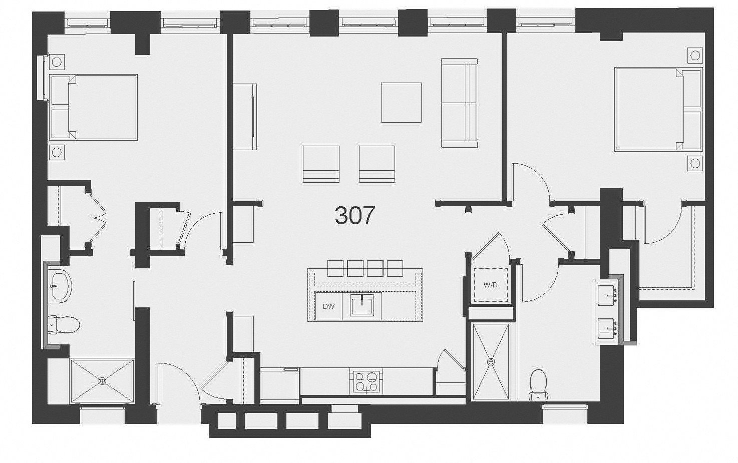 Floor Plans of Motley School Apartments in Chicago, IL