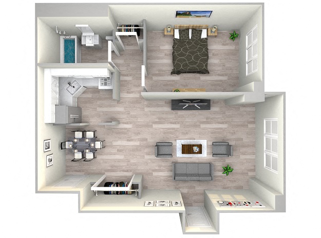 Suite A Floorplan