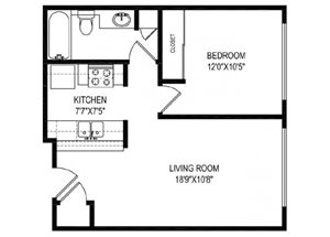 One Bedoom-One Bath