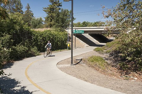 Bike Riding on Trail l Davinci Apartments